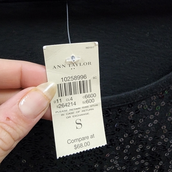 Ann Taylor Sequin Top - Picture 5 of 9
